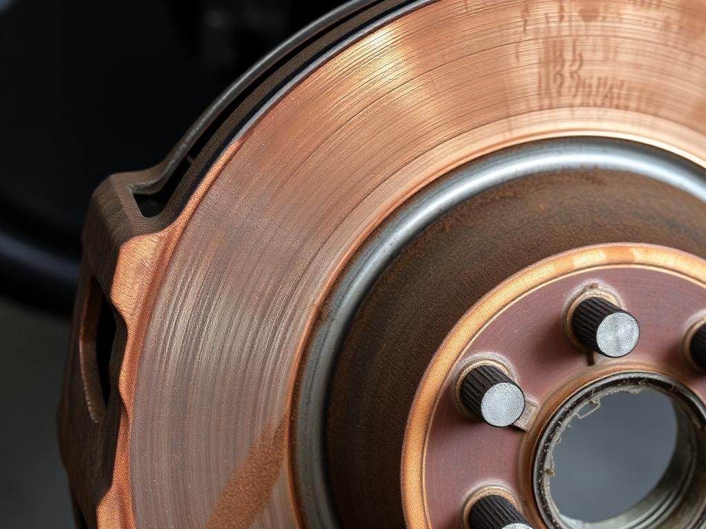 Bremsscheibe mit Riefen
